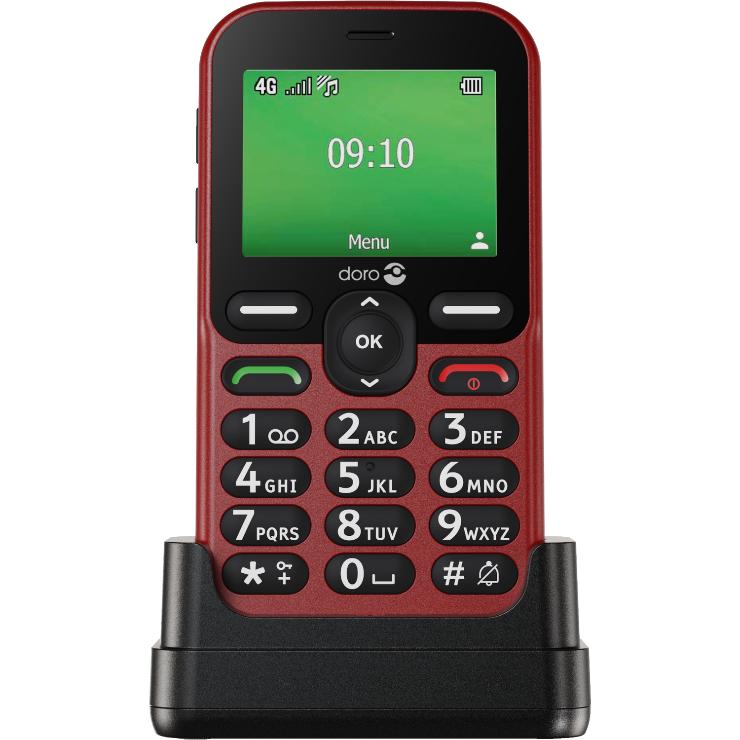 DORO Leva E10 128MB Rood - 128 MB Rood afbeelding