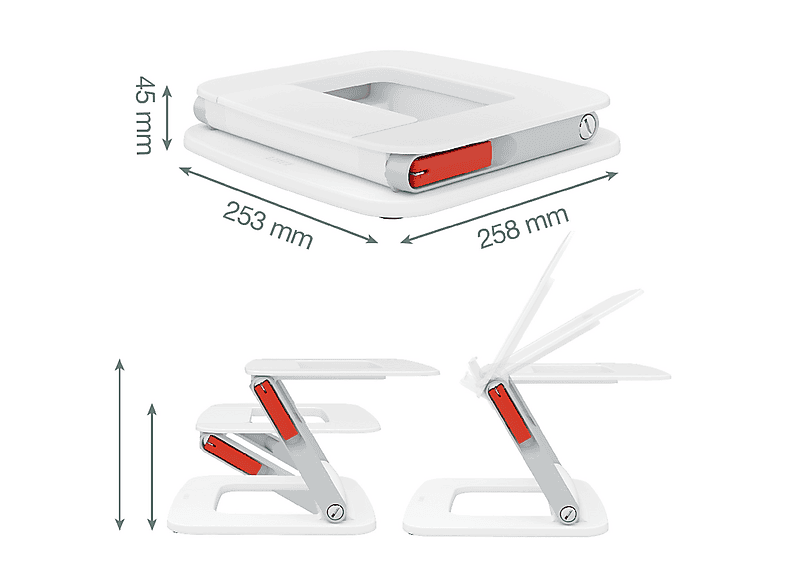 Thumbnail - LEITZ Ergo Laptopständer, Weiß