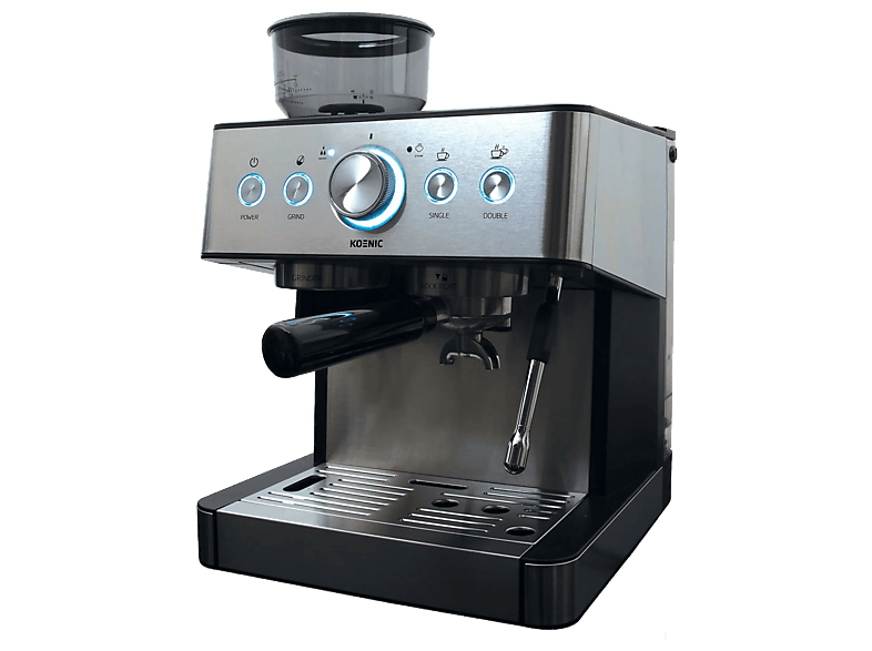 Ekspres kolbowy KOENIC KEM 21524 M Srebrny, 1650 W, 15 bar