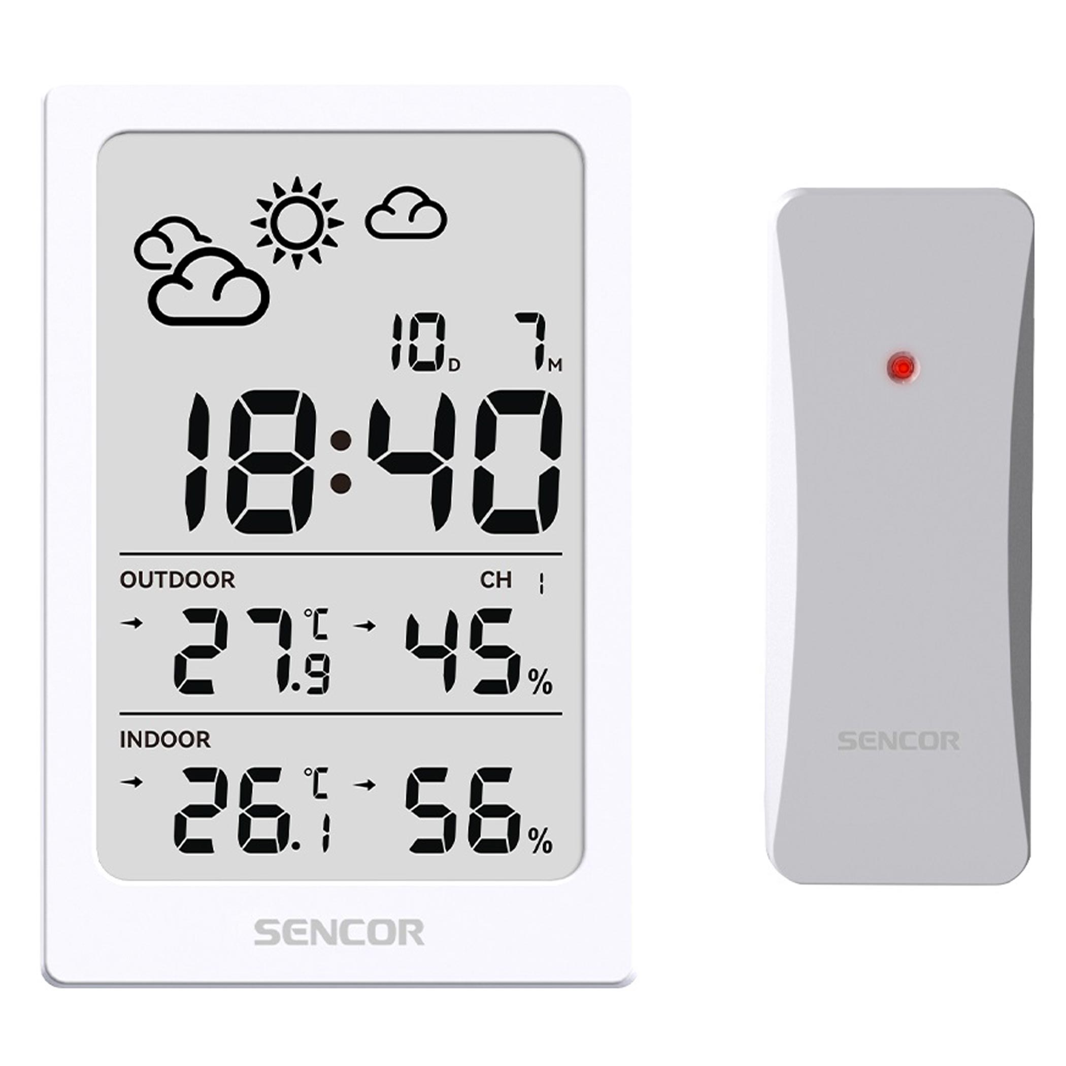 SENCOR SWS 2300 Időjárás állomás, fehér (52000866)