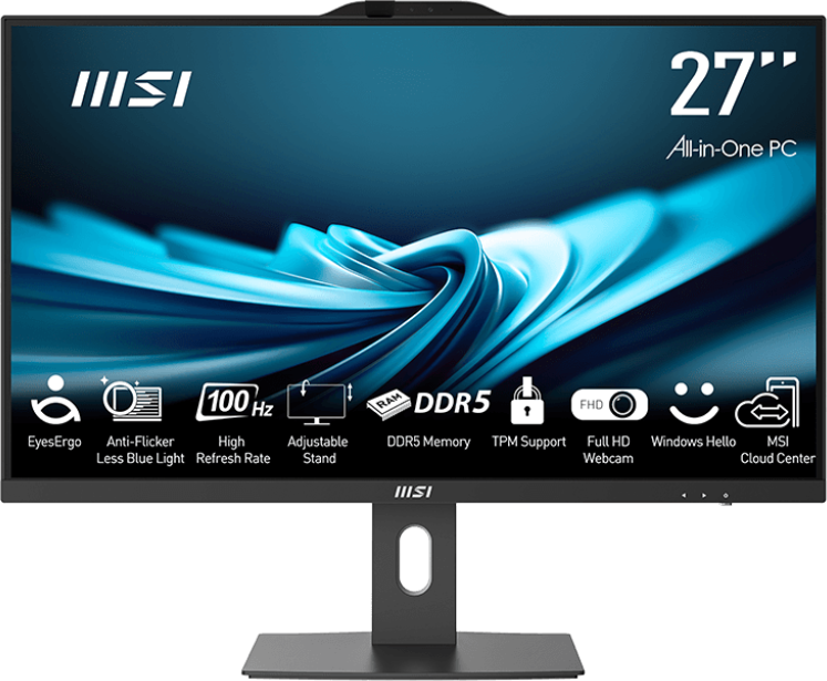 MSI 14M-1005XEU-B51440016GS100XXANA All-in-One PC (27 FHD/Core i5/16GB/1024 GB SSD/NoOS)