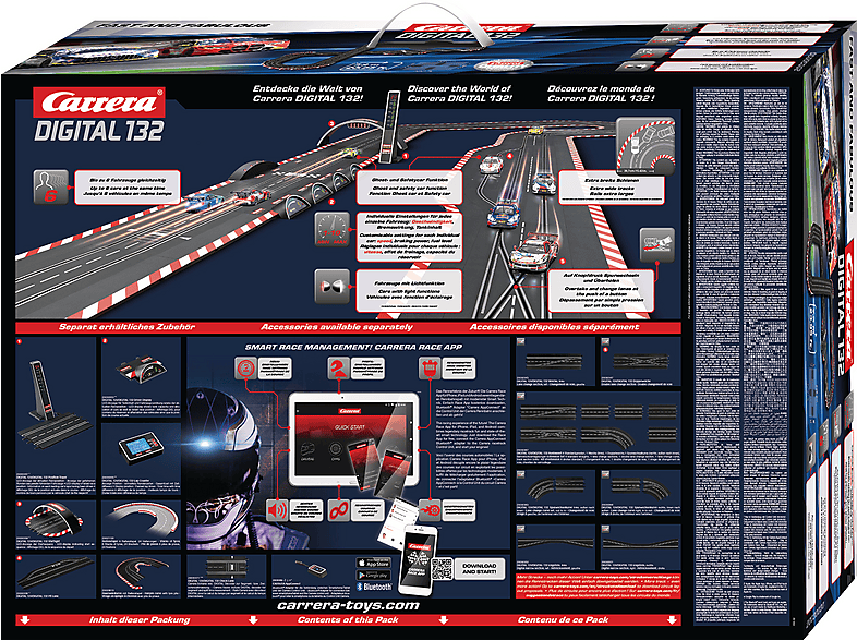 Thumbnail - CARRERA (TOYS) Digital 132 Autorennbahn Set - Fast and Fabulous, Mehrfarbig
