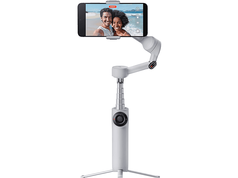 INSTA360 Flow 2 AI Tracker Bundle Smartphone-Gimbal, Weiss