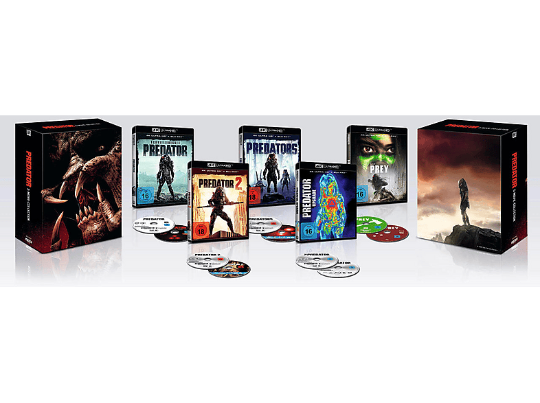 Thumbnail - Predator 5-Movie-Collection 4K Ultra HD Blu-ray +