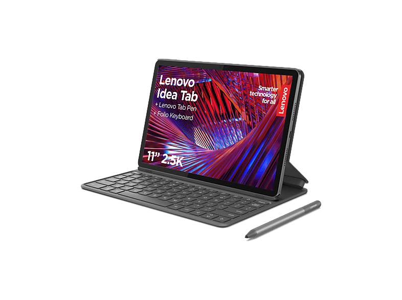 Tablet | Lenovo Idea Tab, Wifi Only, 11" 2.5K , 8GB RAM, 256GB, Incluye Teclado y Pen, Gris | MediaMarkt