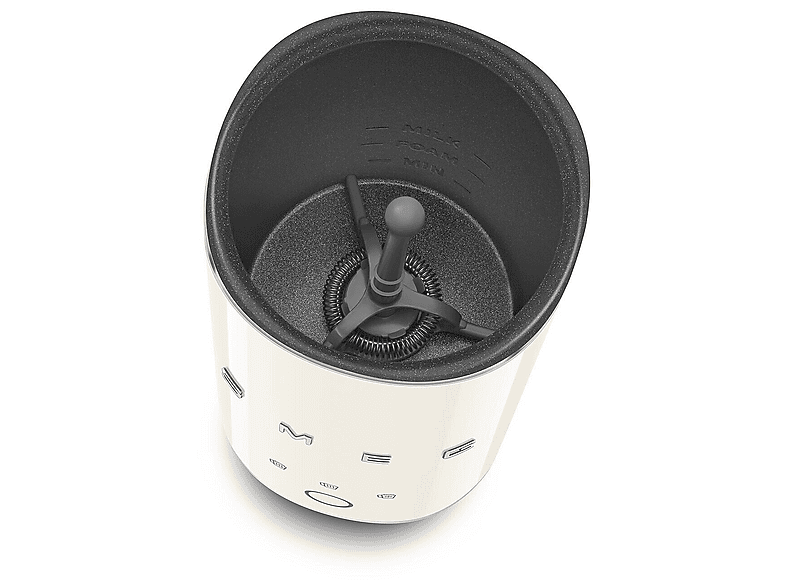 Smeg MFF02CREU 50's Style Milchaufschäumer (Creme, 500 Watt, 120 ml) — Foto 3 von 5