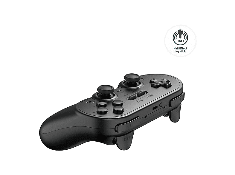Thumbnail - 8BITDO Pro 2 pad Gaming Controller Schwarz für Nintendo Switch, Switch 2, PC, Android, iOS