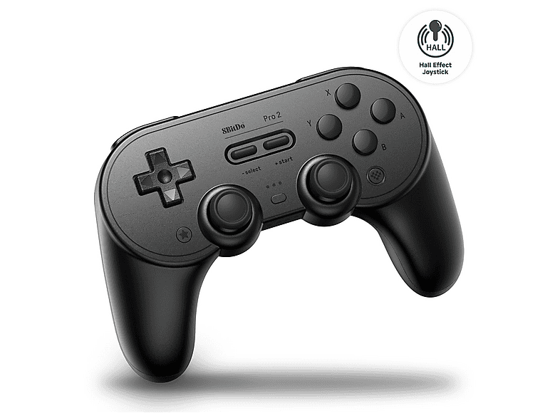 8BitDo Pro 2 Pad Gaming Controller Schwarz für Nintendo Switch, Nintendo Switch 2, PC, Android, iOS — Foto 4 von 5