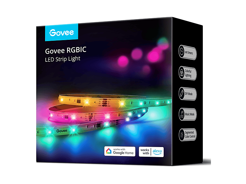 GOVEE RGBIC Wi-Fi+ BT Akıllı LED Şerit, 10 M Fiyat & Özellik