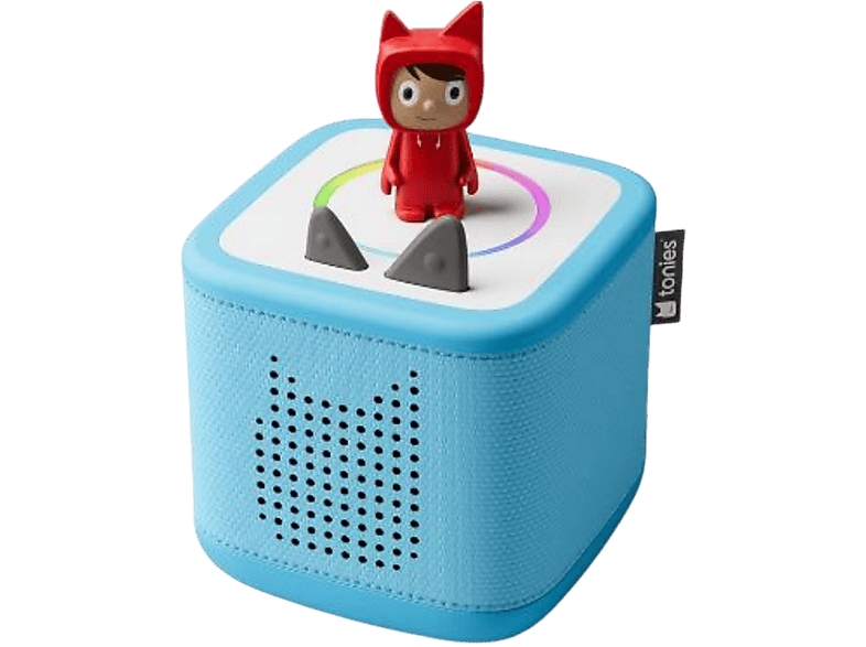 tonies Toniebox 2 Starter Set Himmelblau inkl. Kreativ-Tonie Figur; Starterset Lernspielzeug
