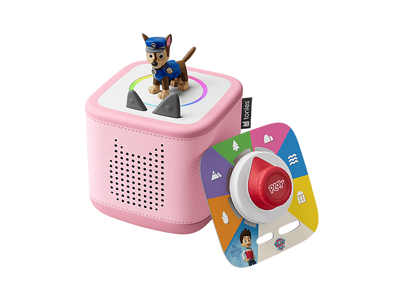 tonies Toniebox 2 Starter Set Play Set Rosa inkl. Paw Patrol Chase Figur