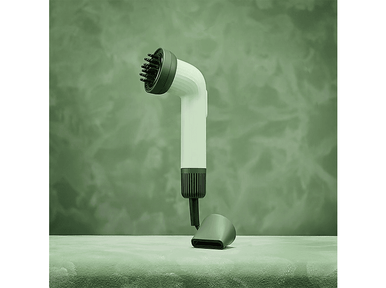 Secador - Cecotec IoniCare Dry&Keratin Olive, 1200W, Tecnología NutriSerum, Motor brushless, Función iónica, Esencia con aroma, Concentrador, Verde