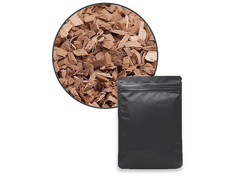 Accesorio freidora - Cecotec Cecofry Smokin’ Oak Chips, Madera de roble, Aroma sabor ahumado, 500gr, Sabor excepcional, Marrón