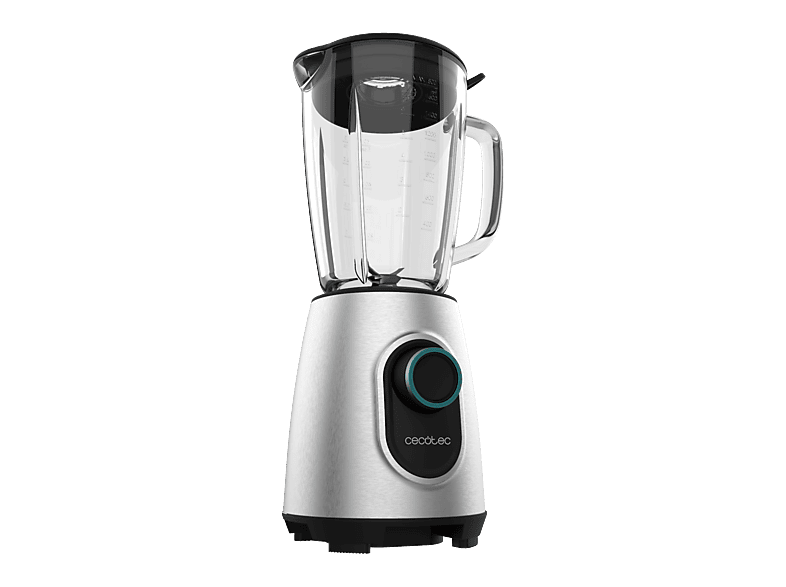 REACONDICIONADO Seminuevo Muy bueno Batidora de vaso - Cecotec Power Black Titanium 2300MAX Inox, 1800 W, 1.8 l, Plata
