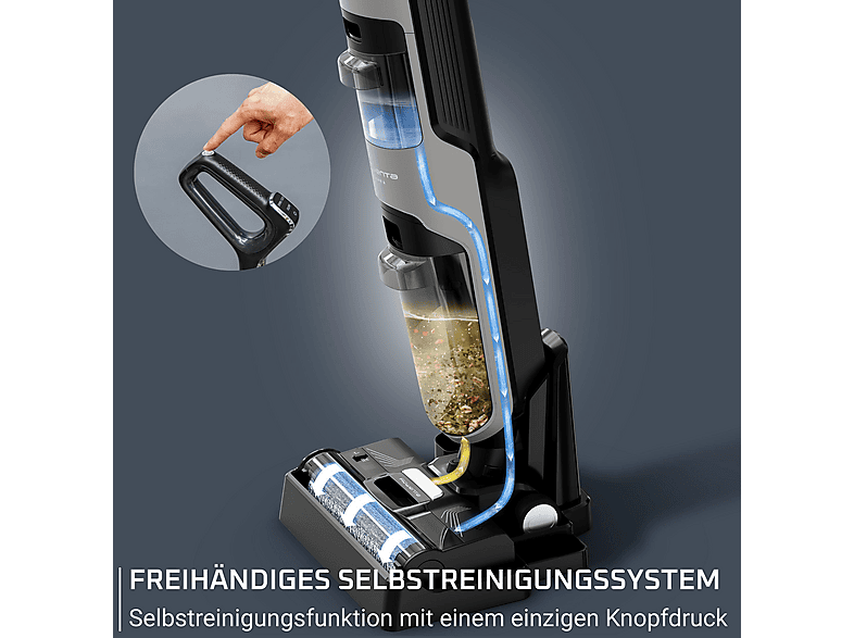 ROWENTA GZ5037 X-Clean 4 Nass-/Trockensauger, Akkubetrieb