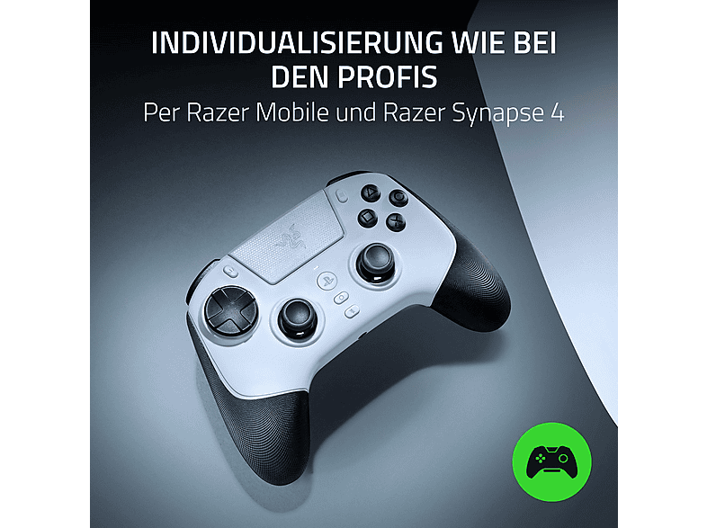 Thumbnail - RAZER Raiju V3 Pro Controller Weiß für PlayStation 5, PC