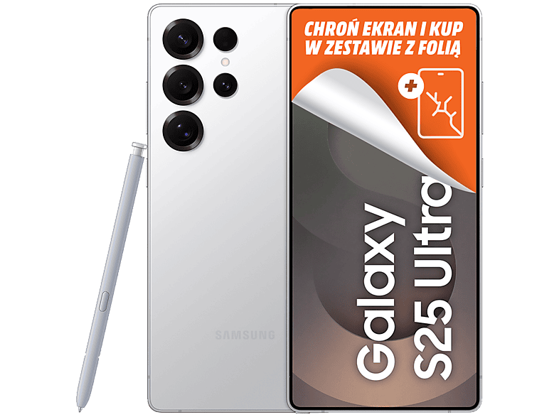 Smartfon SAMSUNG Galaxy S25 Ultra 5G 12/256GB Srebrny (Titanium
