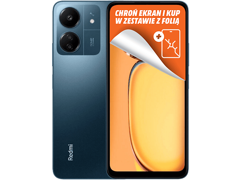 PRODUKT PO EKSPOZYCJI - Smartfon XIAOMI Redmi 13C 8/256GB Niebieski (Navy Blue)