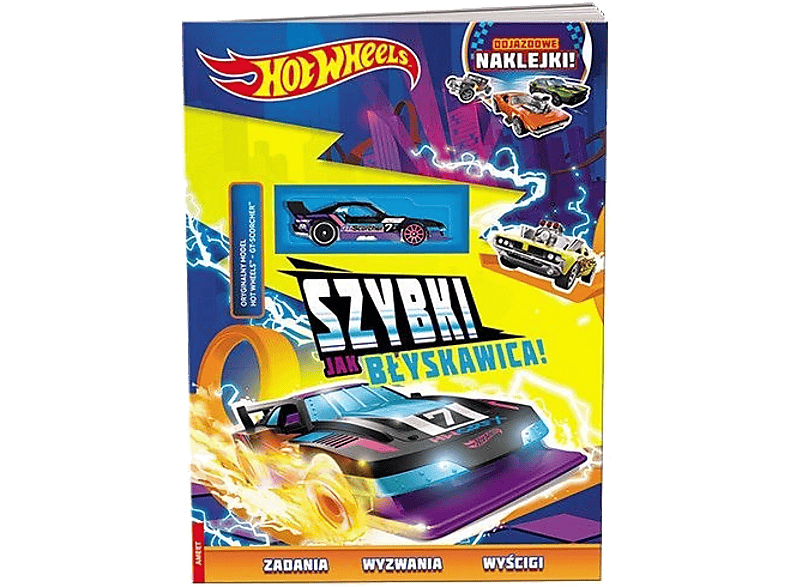 Książka MATTEL Hot Wheels. Szybki jak błyskawica!