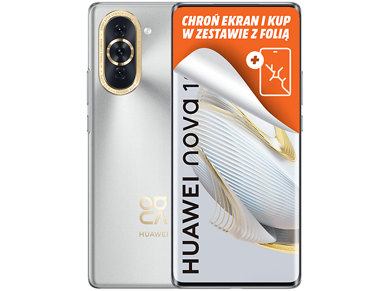 PRODUKT PO EKSPOZYCJI - Smartfon HUAWEI Nova 10 8/128GB Srebrny (Starry Silver)