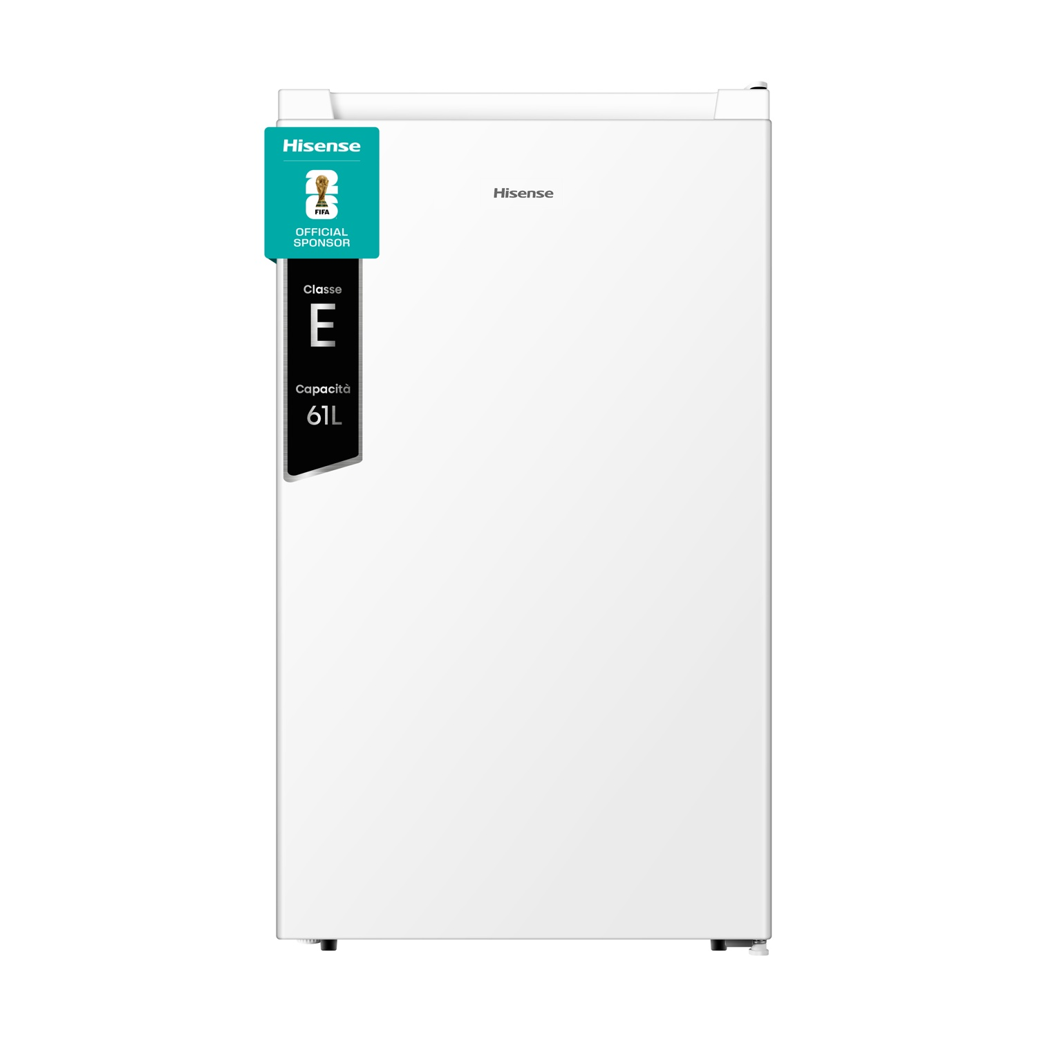 Hisense Muz4859E Congelatore verticale, dimensioni: L 47,5 cm, A 84,2 P 44,8 Rumorosità 38 dB(A), 2 cassetti, Bianco, Classe E