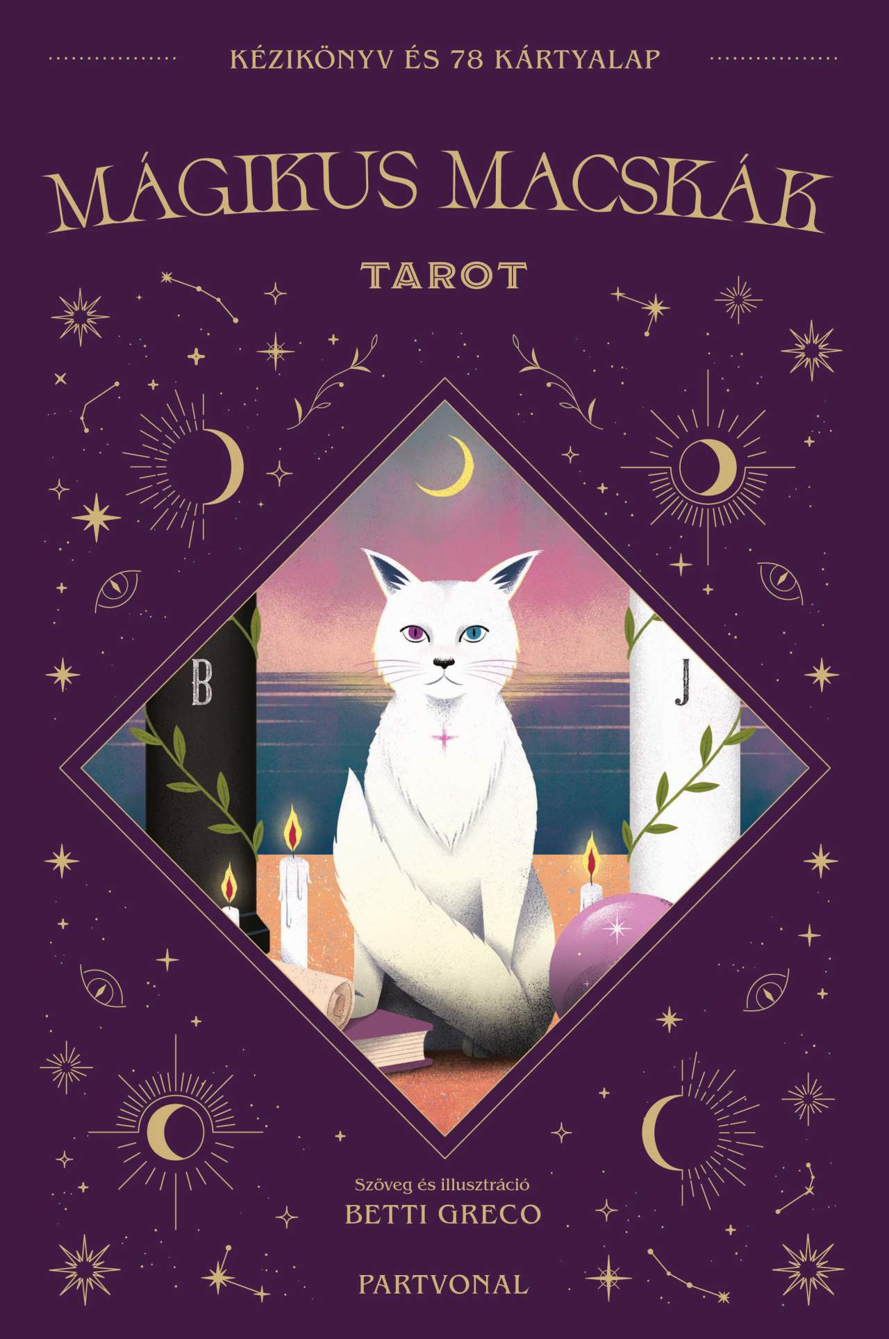Betti Greco - Mágikus Macskák Tarot kártya kézikönyvvel