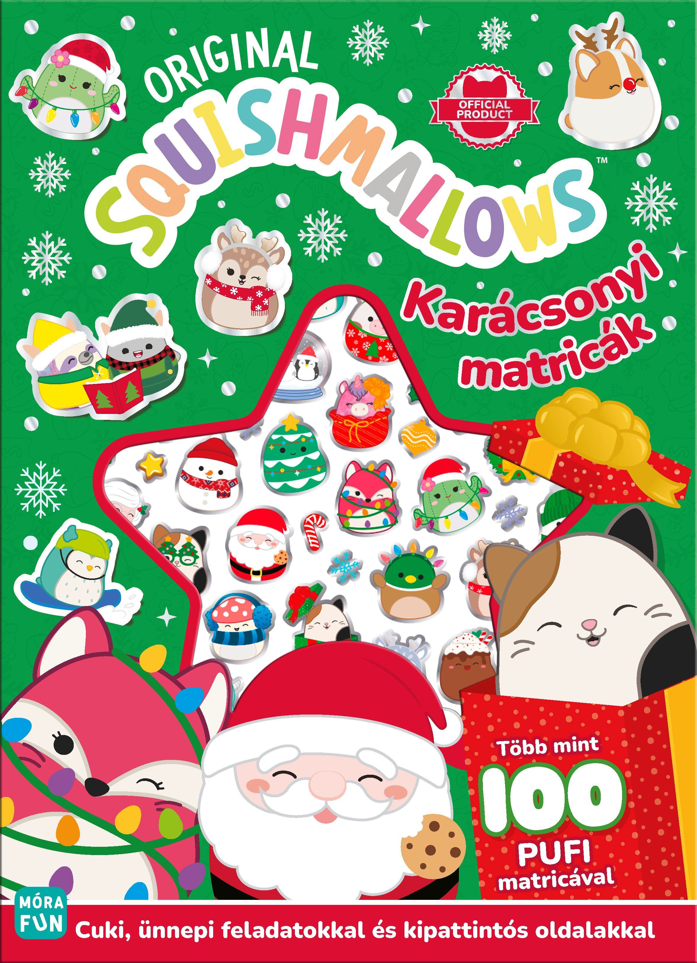 Móra Könyvkiadó - Squishmallows Karácsonyi matricák