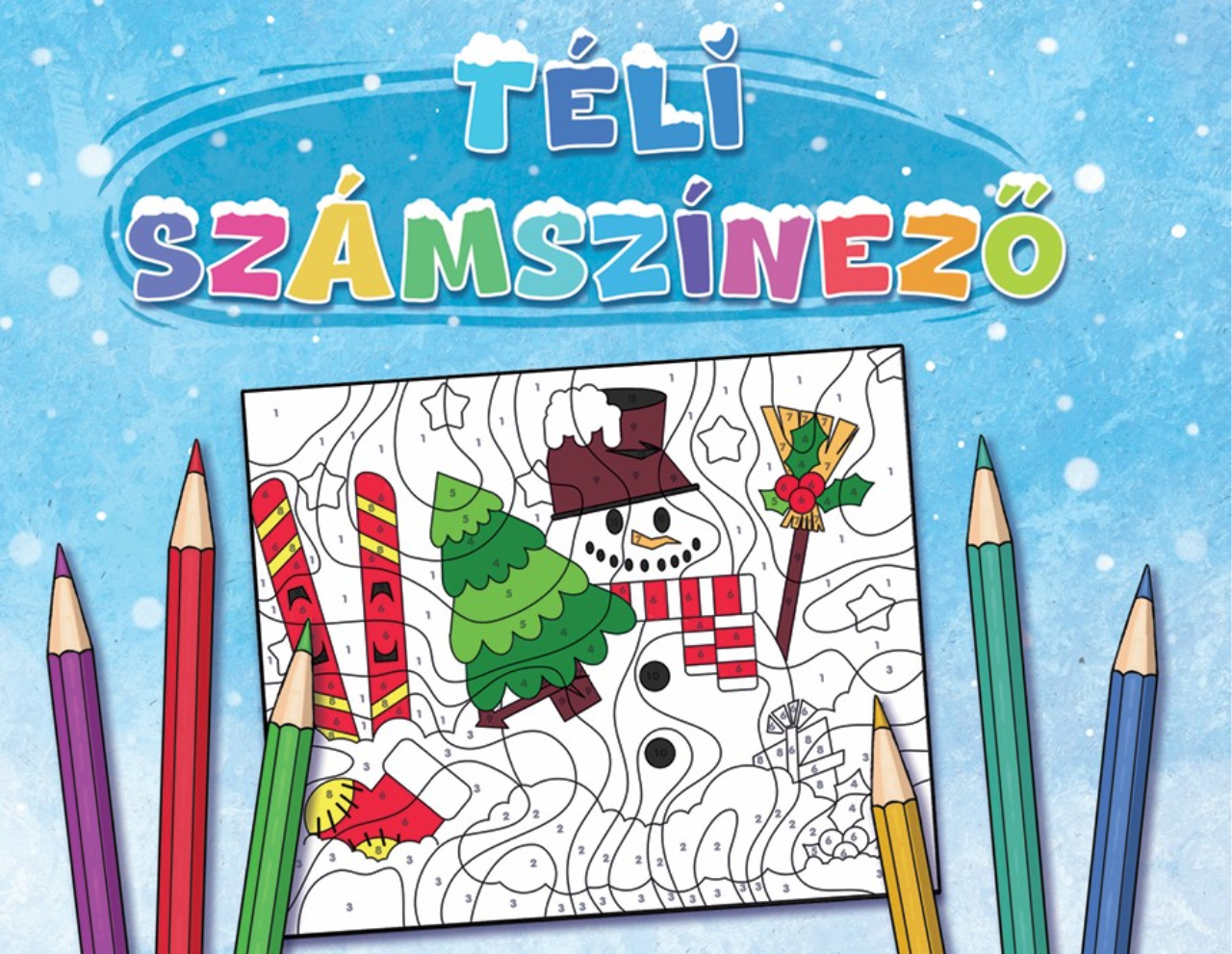 Lengyel Orsolya - Téli számszínező