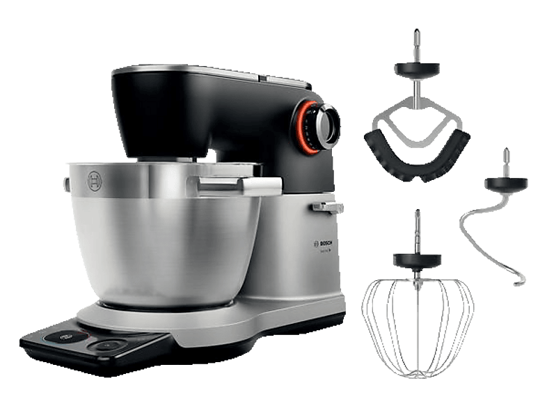 BOSCH MUMS8ZS00, Serie 8, Küchenmaschine Pearl Silver (Rührschüsselkapazität: 6 l, 1800 Watt)