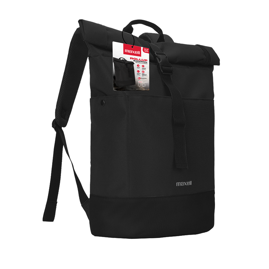 MAXELL BX-350 Rollup laptop hátizsák, max 15,6", fekete (348654)