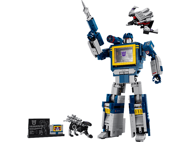 Lego Icons 10358 Transformers: Soundwave Bouwstenen