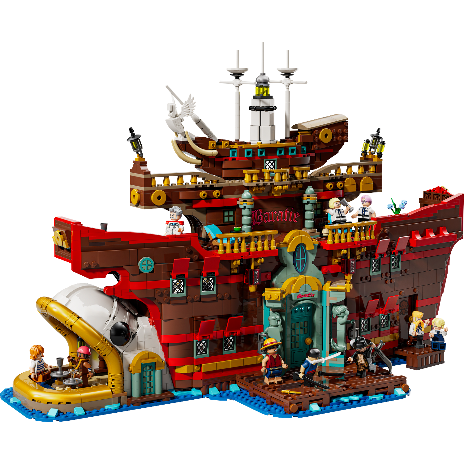Lego One Piece 75640 Het Drijvende Restaurant Baratie Bouwstenen