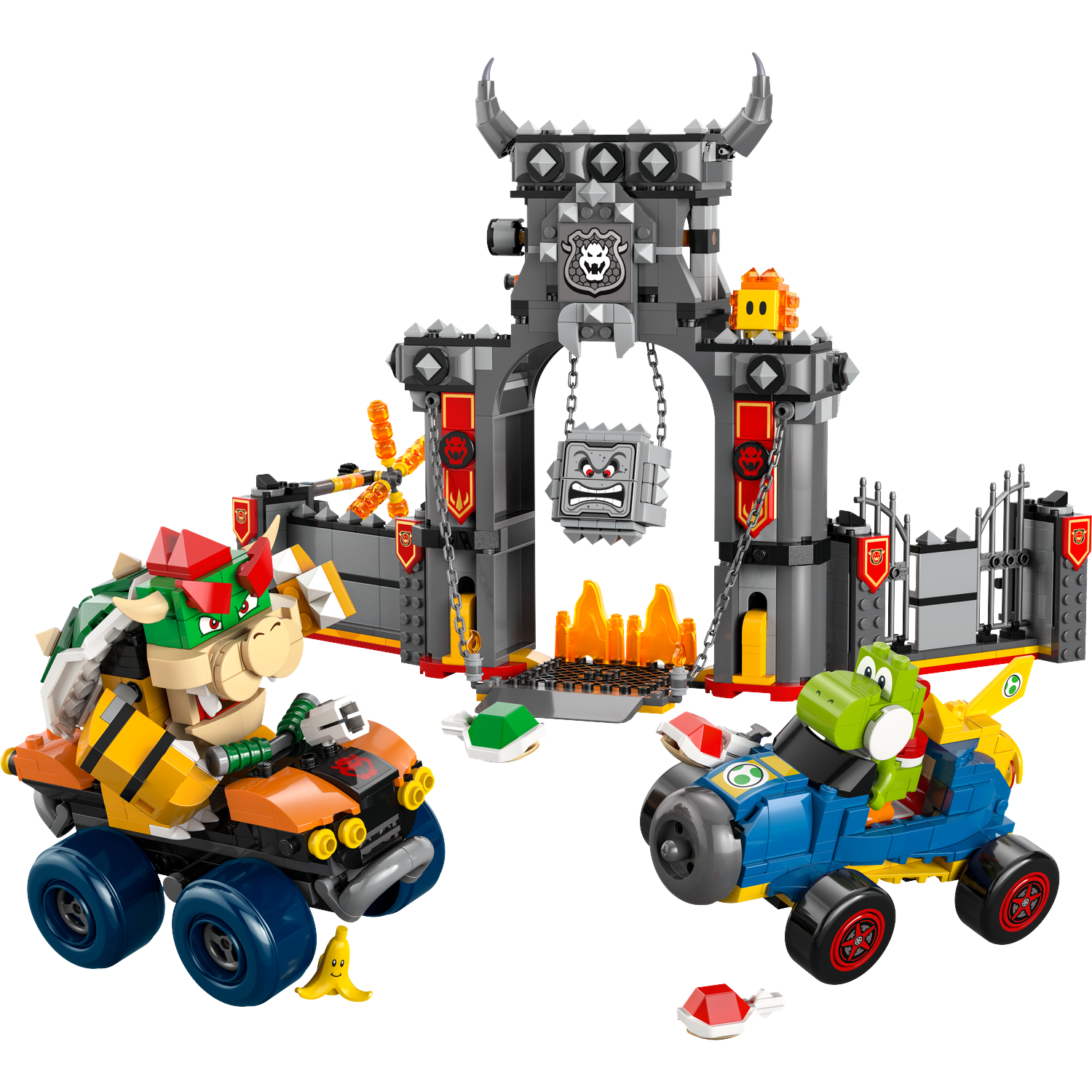 Lego Super Mario 72039 Mario Kart ' Bowsers Kasteel Bouwstenen