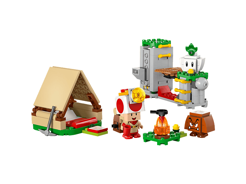 Lego Super Mario 72040 Toad-baas' Kampeerplaats Bouwstenen afbeelding