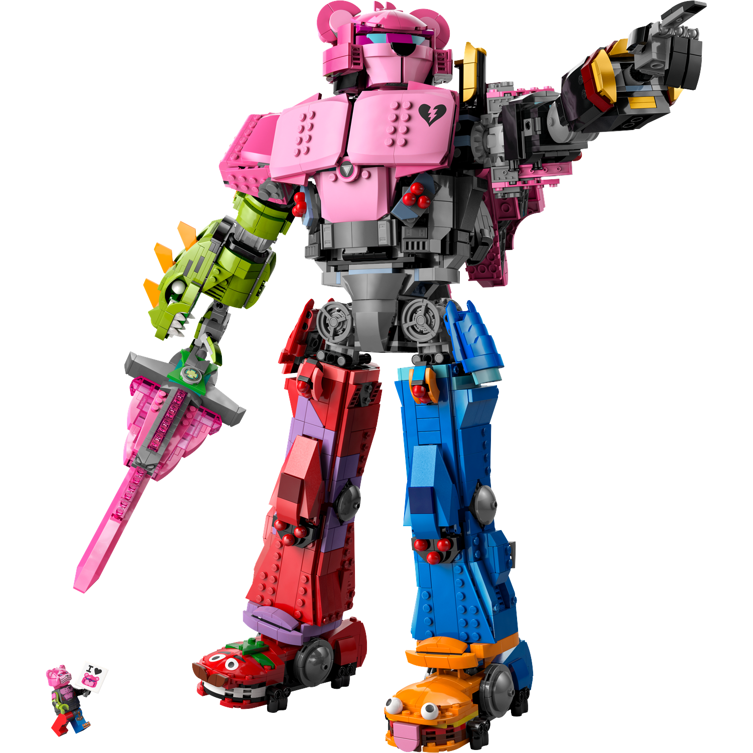Lego Fortnite 77078 Mecha Team Leader Bouwstenen