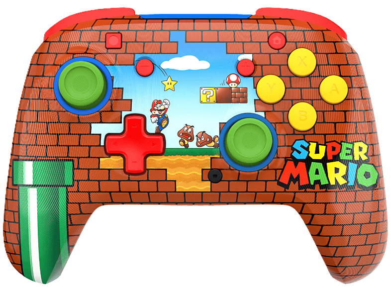 Turtle Beach Rematch Wireless Controller Mario Brick für Nintendo Switch, Switch 2 Mario Bricks