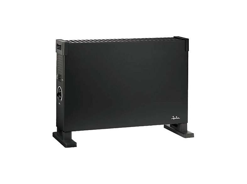 Convector - Jata JCCV2314, 2000 W, 3 Potencias de Calor, 20m², Sin olores, Termostato Regulable, Negro