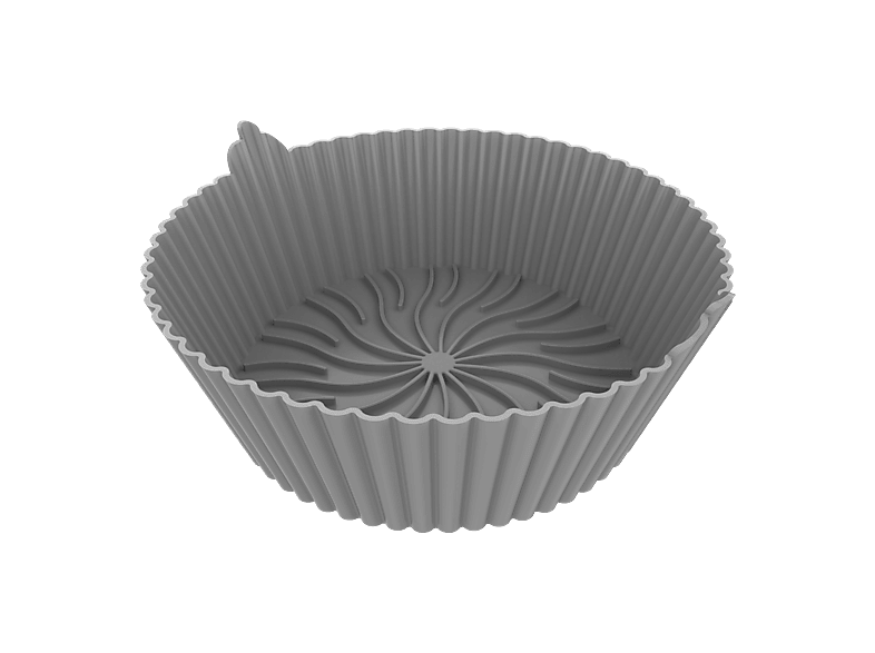 Accesorio freidora - Cecotec Cecofry Bucket Pack Accesories S, Silicona, 3 Moldes, Apto Lavavajillas, Hasta 250°C, Gris