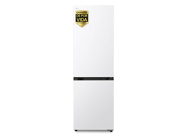 REACONDICIONADO Seminuevo Bueno Frigorífico combi - LG GBBSJ10DSW, No Frost, 186 cm, 375 l, DoorCooling+™, Multi Air Flow™, Blanco