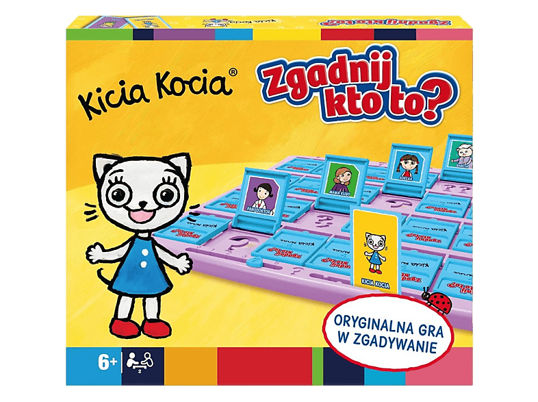 Gra towarzyska WINNING MOVES Kicia Kocia. Zgadnij kto to? Wielokolorowy