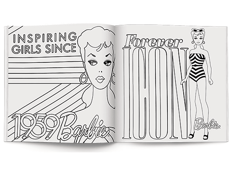 Książka MATTEL Barbie Official Colouring Book – zdjęcie 2