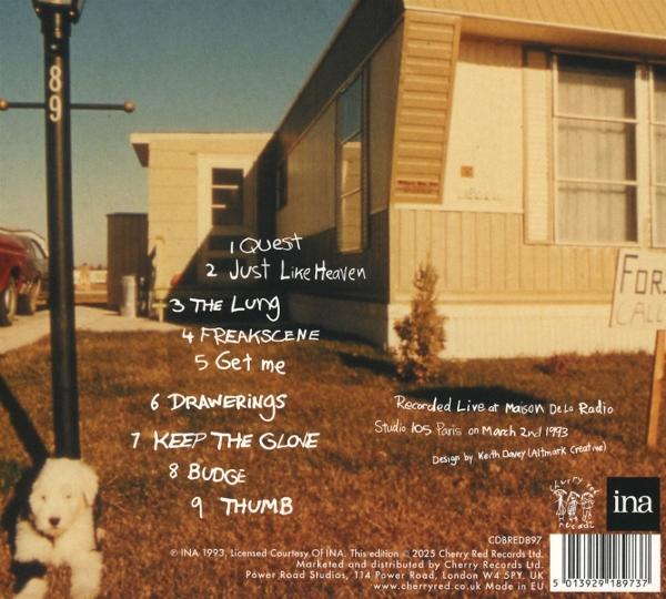 Albumcover: ein Haus, Titelliste und ein Hund. Enthält Text: Recorded Live at Maison De La Radio Studio 10s Paris am 2. März 1993.