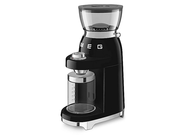 Smeg CGF03BLEU 50's Style Kaffeemühle (Schwarz, 150 Watt, Edelstahl Kegel-Mahlwerk) — Foto 2 von 5