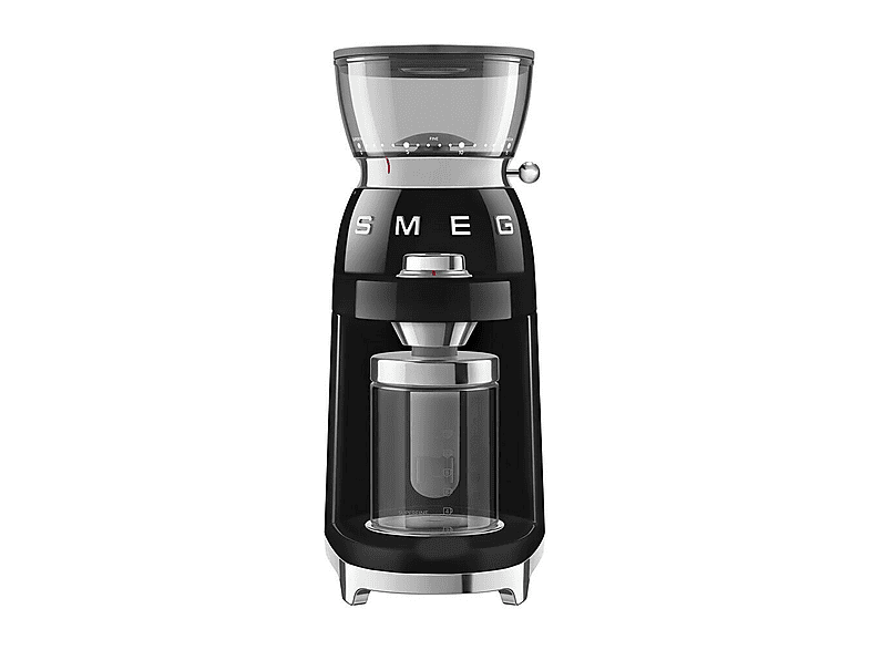 Smeg CGF03BLEU 50's Style Kaffeemühle (Schwarz, 150 Watt, Edelstahl Kegel-Mahlwerk) — Foto 3 von 5