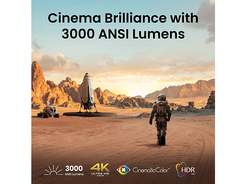 BenQ TK705STi｜4K HDR Kurzdistanz-Beamer mit 3000 Lumen für Filme und Gaming — Foto 3 von 5