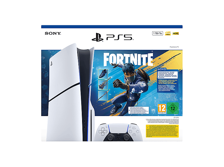 Sony PS5 Disc Fortnite Chaos, White PS5----Console fissa