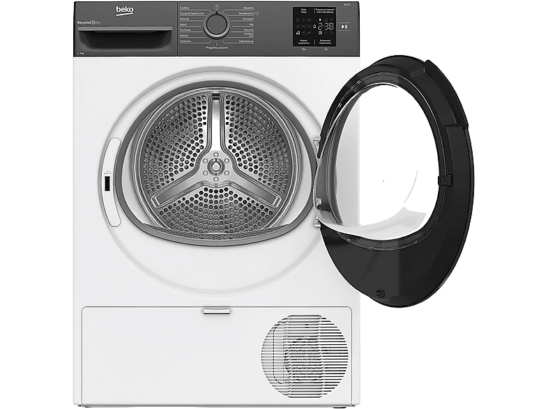 Suszarka z pompą ciepła BEKO BM3T37239WAR Slim 47cm 7kg AquaWave GentleCare – zdjęcie 3