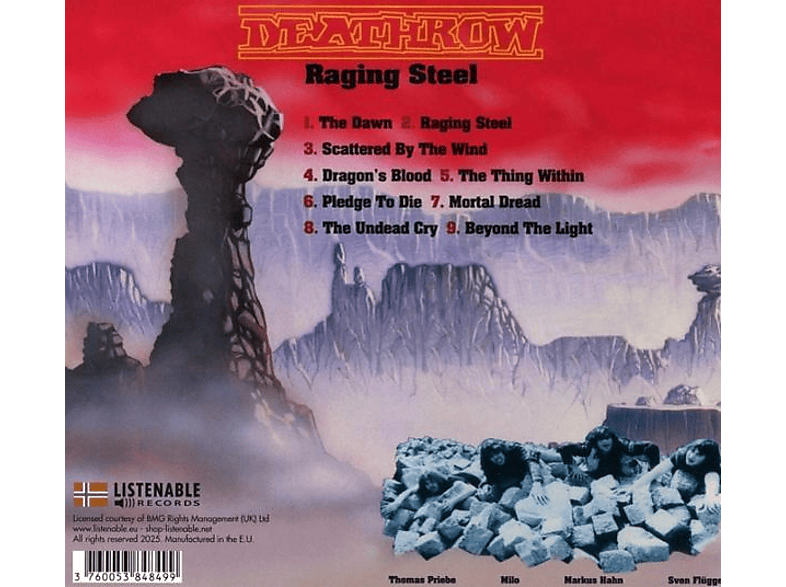 Thumbnail - Deathrow - Raging Steel (Digipak) (CD)