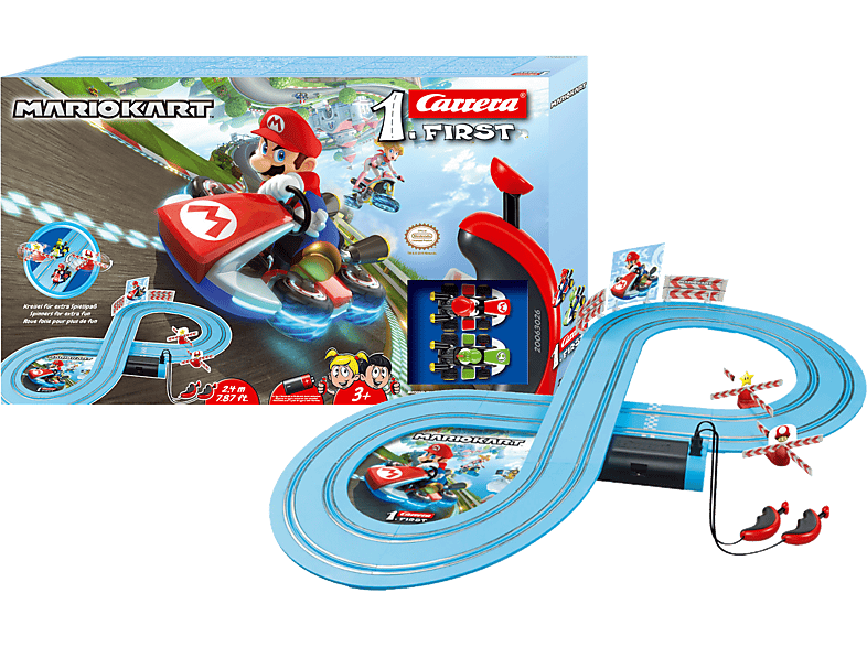 Carrera First Nintendo Mario Kart™ (Ab 3 Jahren) Rennbahn, Mehrfarbig