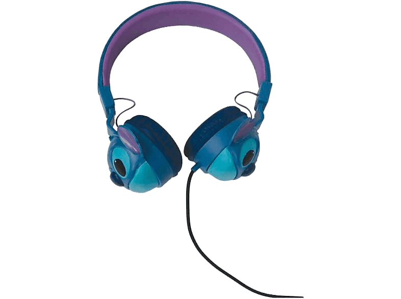 Auriculares infantiles – Lexibook HP015D Stitch, Circumaurales, Plegables, Azul